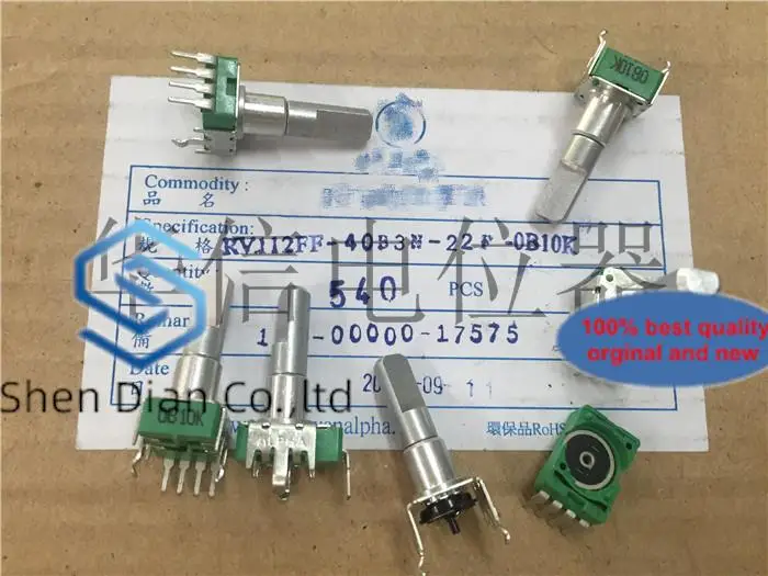 Original new 1pcs Encoder RV112FF-40B3N-22F-0B10K360 degree turn gain potentiometer