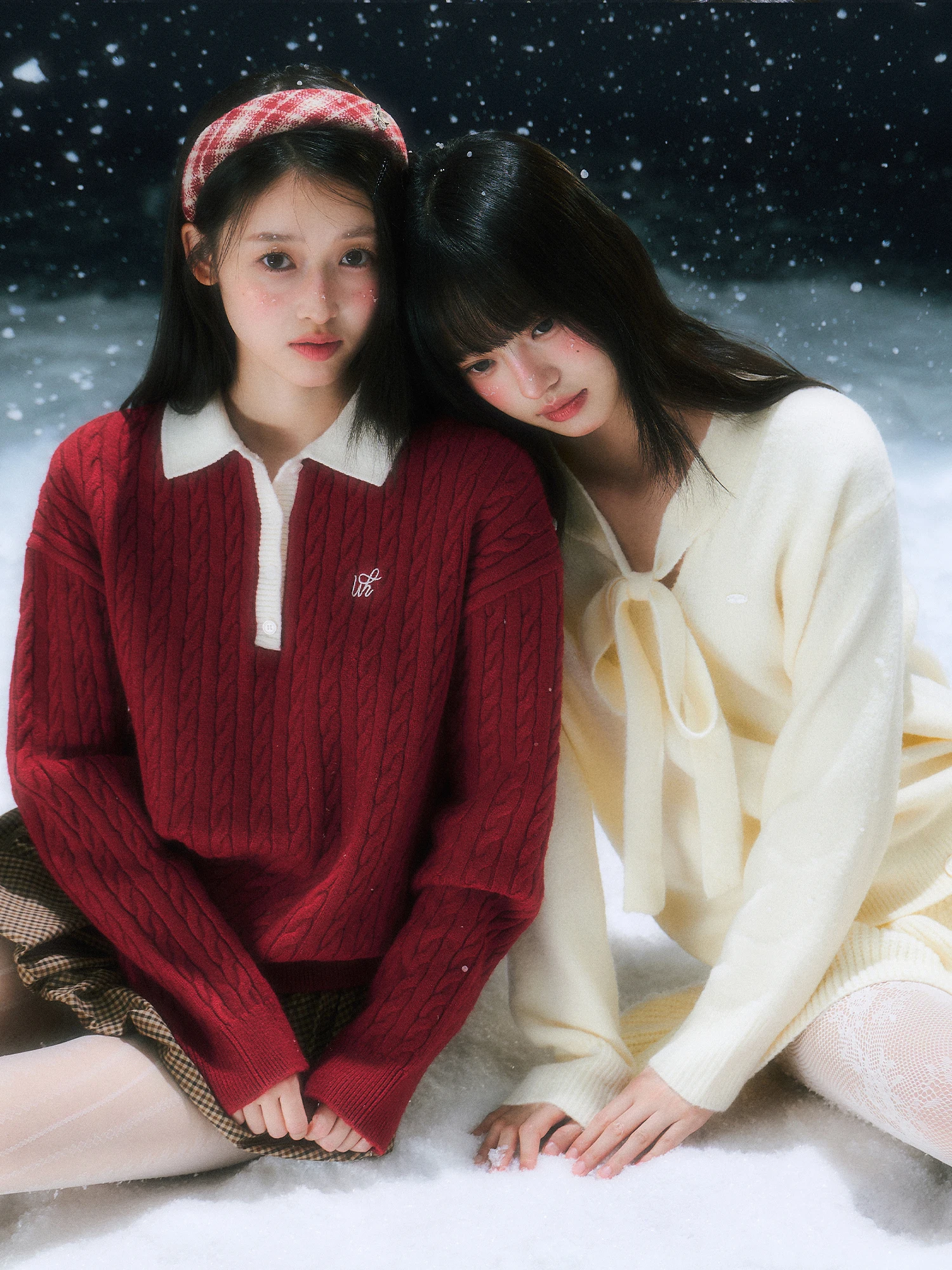 

Свитер женский Wedhub Retro Ne Color Blo, вязаный, свободного кроя, зимний, красный, длинный рукав, из смесового полиэстера, повседневный топ