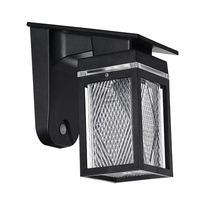 Luces solares de colector para exteriores, impermeables, IP54, linterna LED de 3 colores, luz de seguridad para decoración de Patio, jardín, cubierta, porche, granero, garaje