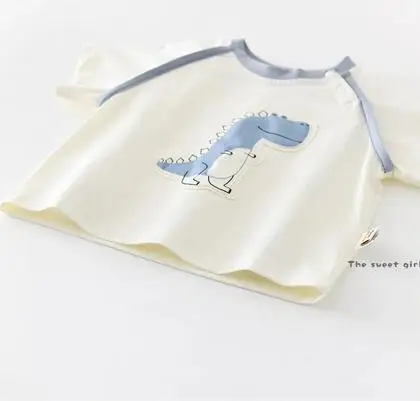 

Летний новый комплект одежды для малышей 2026: милый динозавр, футболка с коротким рукавом и шорты, 2 предмета, для мальчиков и девочек, наряд для малышей