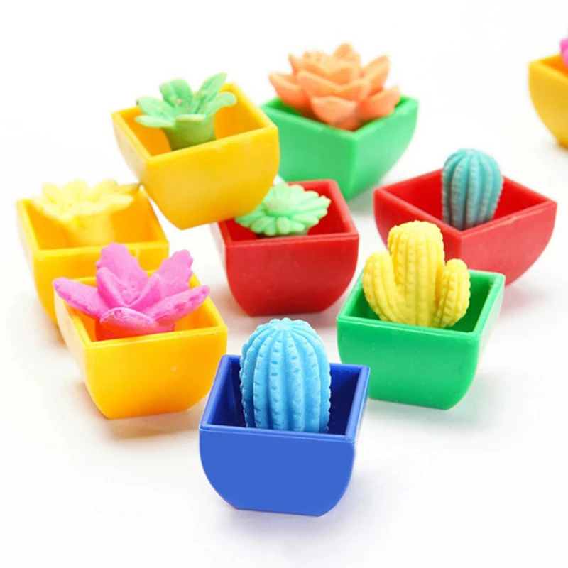 10/20PCS Waterabsorberende Plant Bloempot Ornamenten Creatieve Magic Groeiende Succulente Ornament Beloningen Geschenken voor School Klasse ZYF
