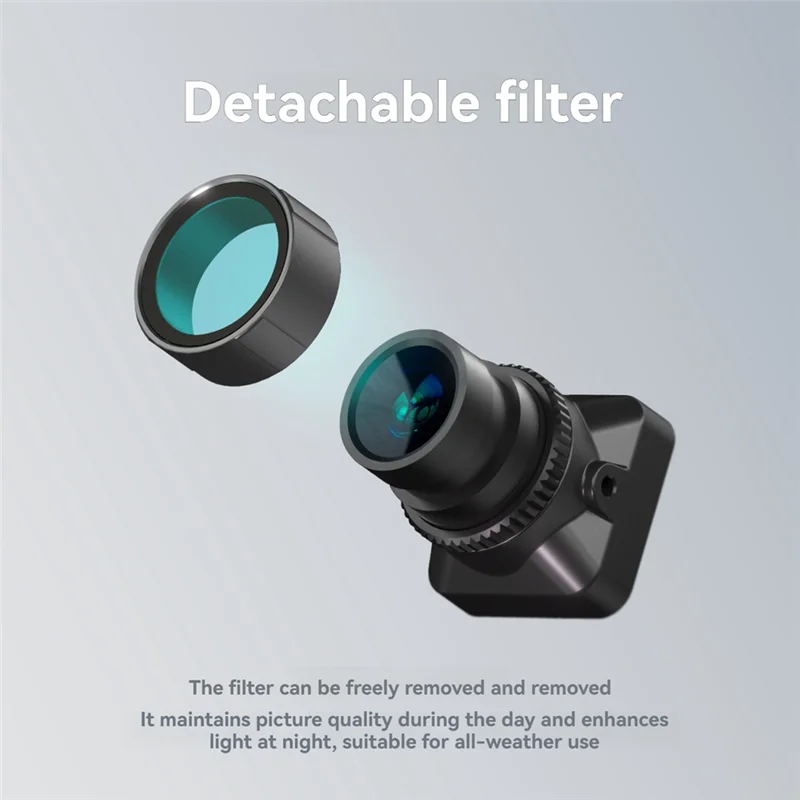 

1920X1080p 50FPS AI Optical Zoom For FPV Camera For Caddx Gazer Night Vision Analog Drone Quadcopter Use