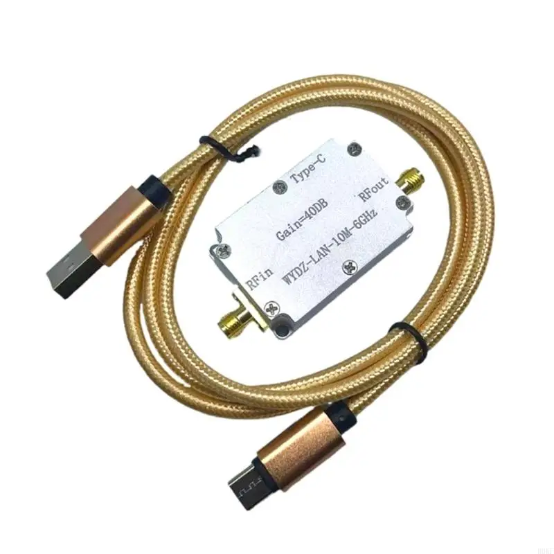 

B0KF RF Low Noise Amplifier Amplifier 10M-6GHz 40dB Receiver For Radio FM Radio
