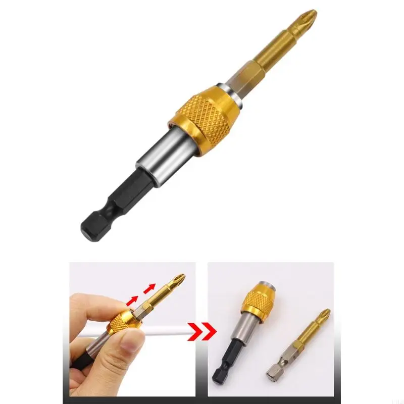 Bit per trapano estensione del cacciavite magnetico Bitt Porta della barra Adattatore Chuck U4LB