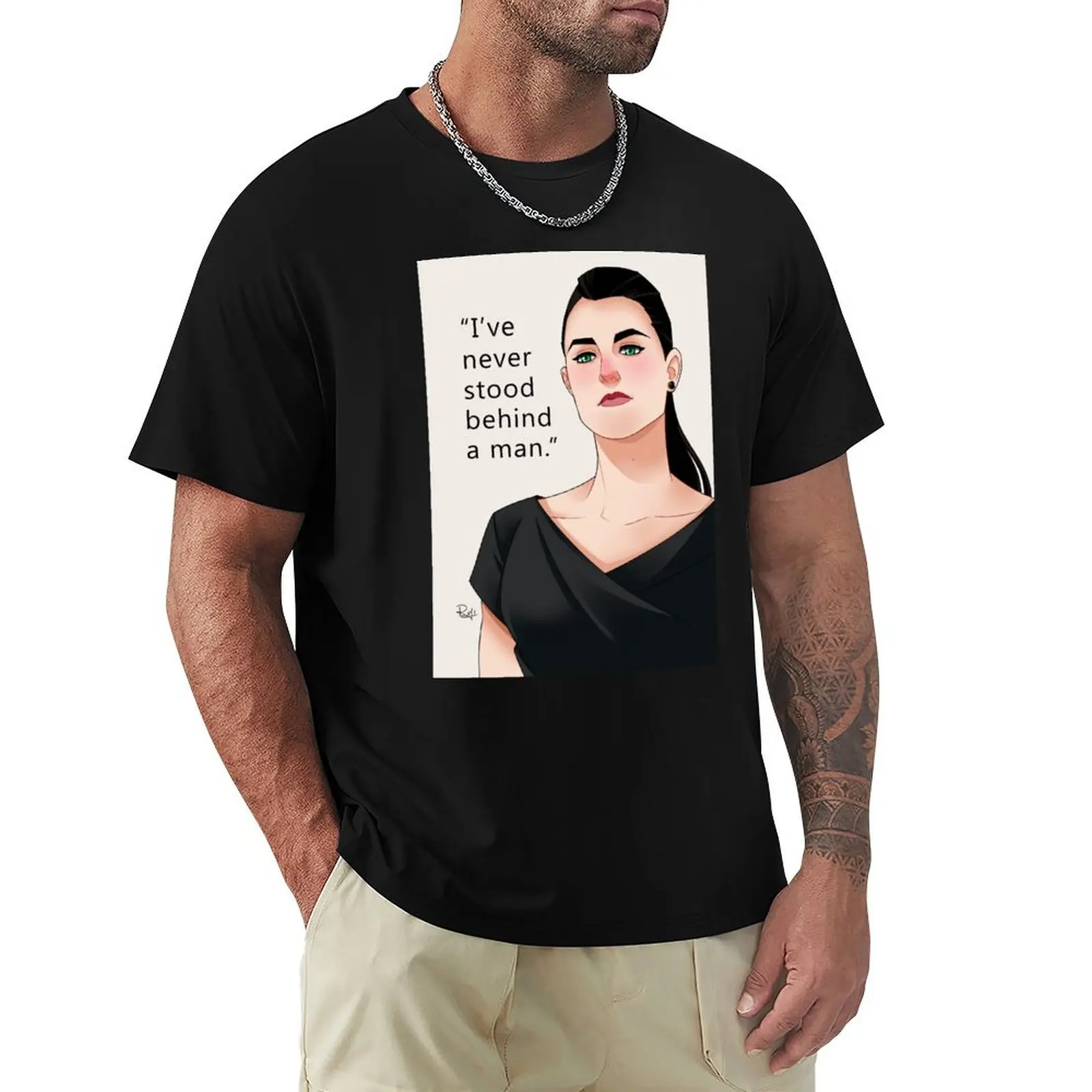 Fearless T-Shirt Stylish Print Short Sleeve Tee