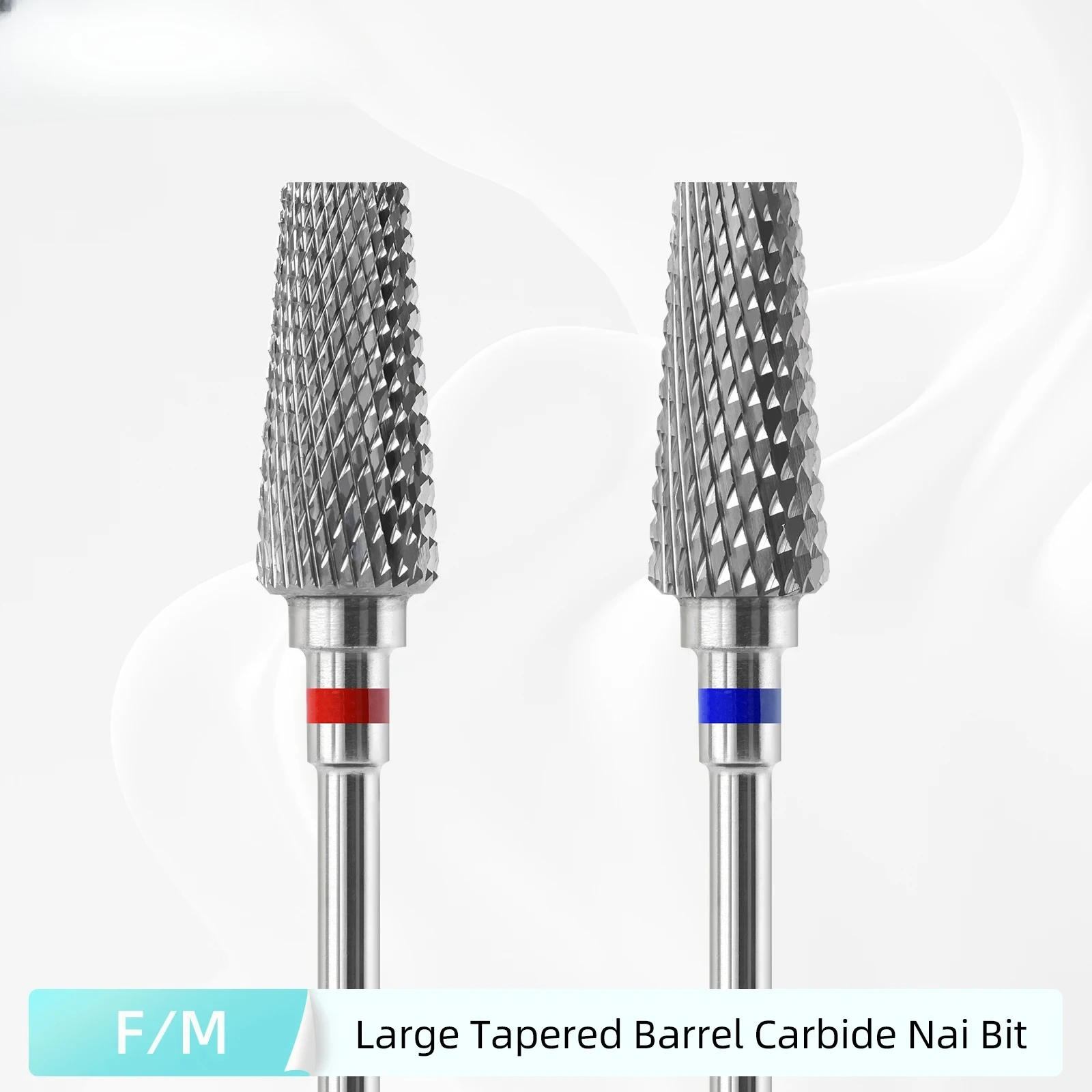 

Flat Top Large Tapered Barrel Nail Drill Bits 3/32 Dust Proof Carbide Nail Bit Manicure Gel Polish Acrylic Removal Tool