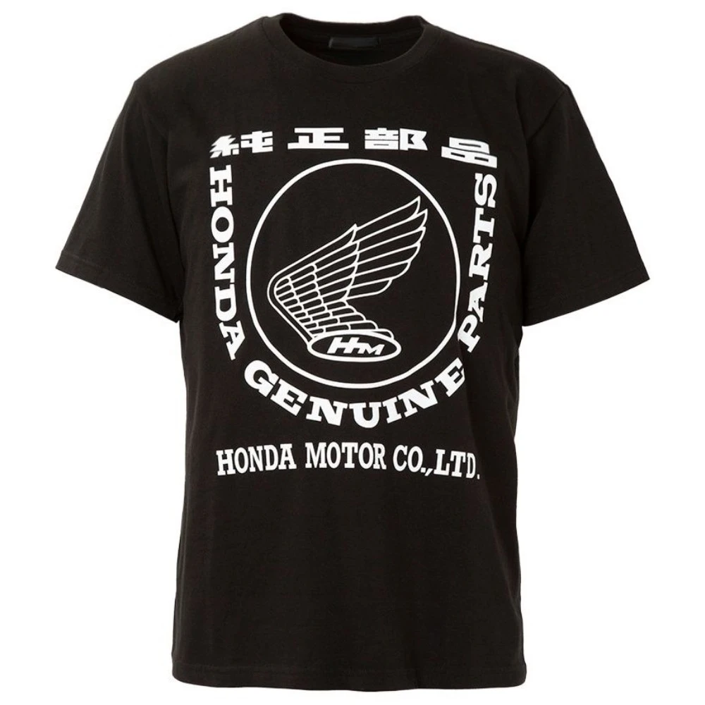 

Honda Men's and Women's T-shirt Summer New Cotton Tee Honda Retro Loose Short-sleeved Spring and Autumn Motorcycle Cycling Top
