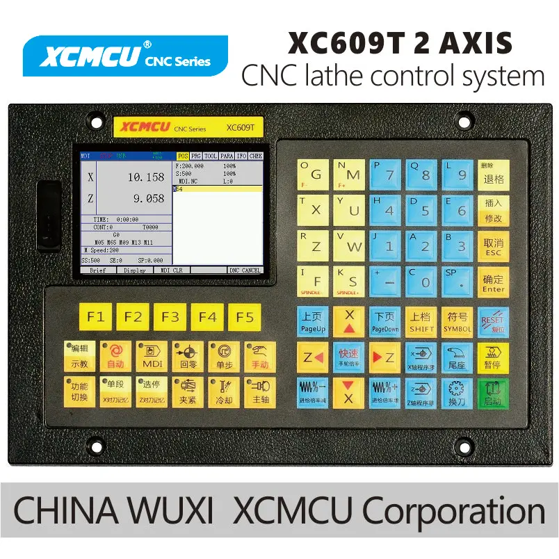 Imagem -03 - Xcmcu-cnc Sistema de Controle do Torno G-code para o Servo Motor da Etapa Círculo Exterior do Apoio Cara da Extremidade Entalhe Atarraxamento Arco Eixos Xc609t