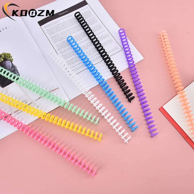 Imagem -03 - Notebook Binding Clips Album Binder Livro de Papel Folhas Soltas Scrapbook Binder Binder Ring 30 Buracos Círculos a4 10 Pcs