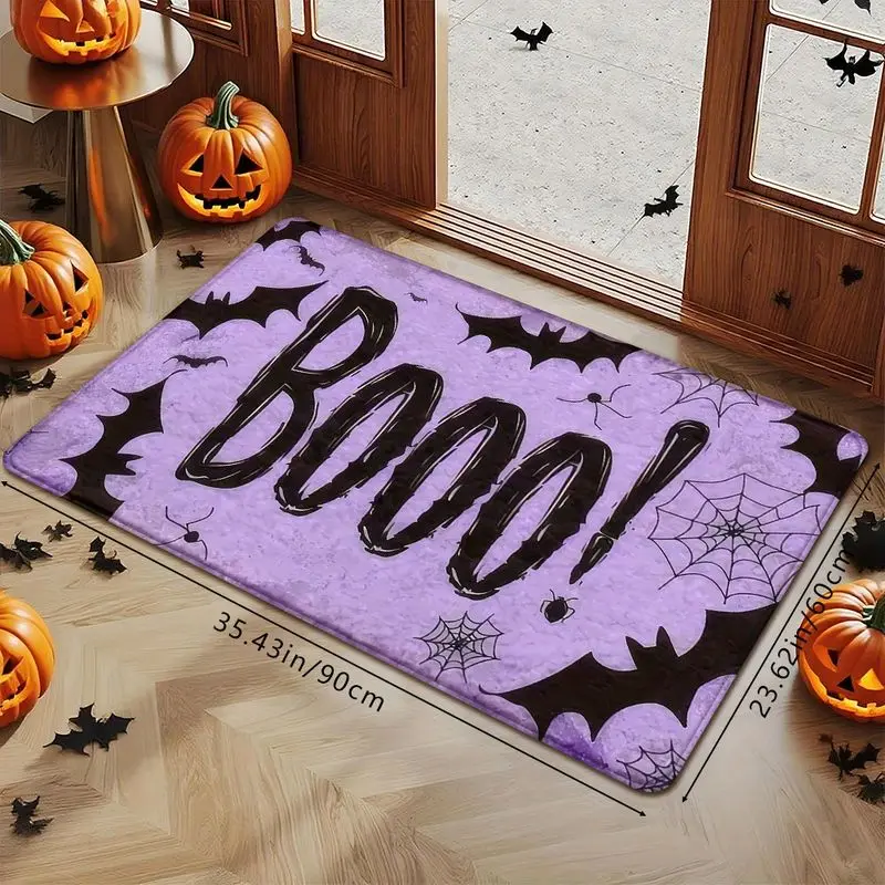 VIKAMA 2Pcs Lovely Cat Print Kitchen Rug Set Non‑Slip Stain‑Resistant Anti‑Oil Floor Mats Easy To Clean For Home Kitchen Decor