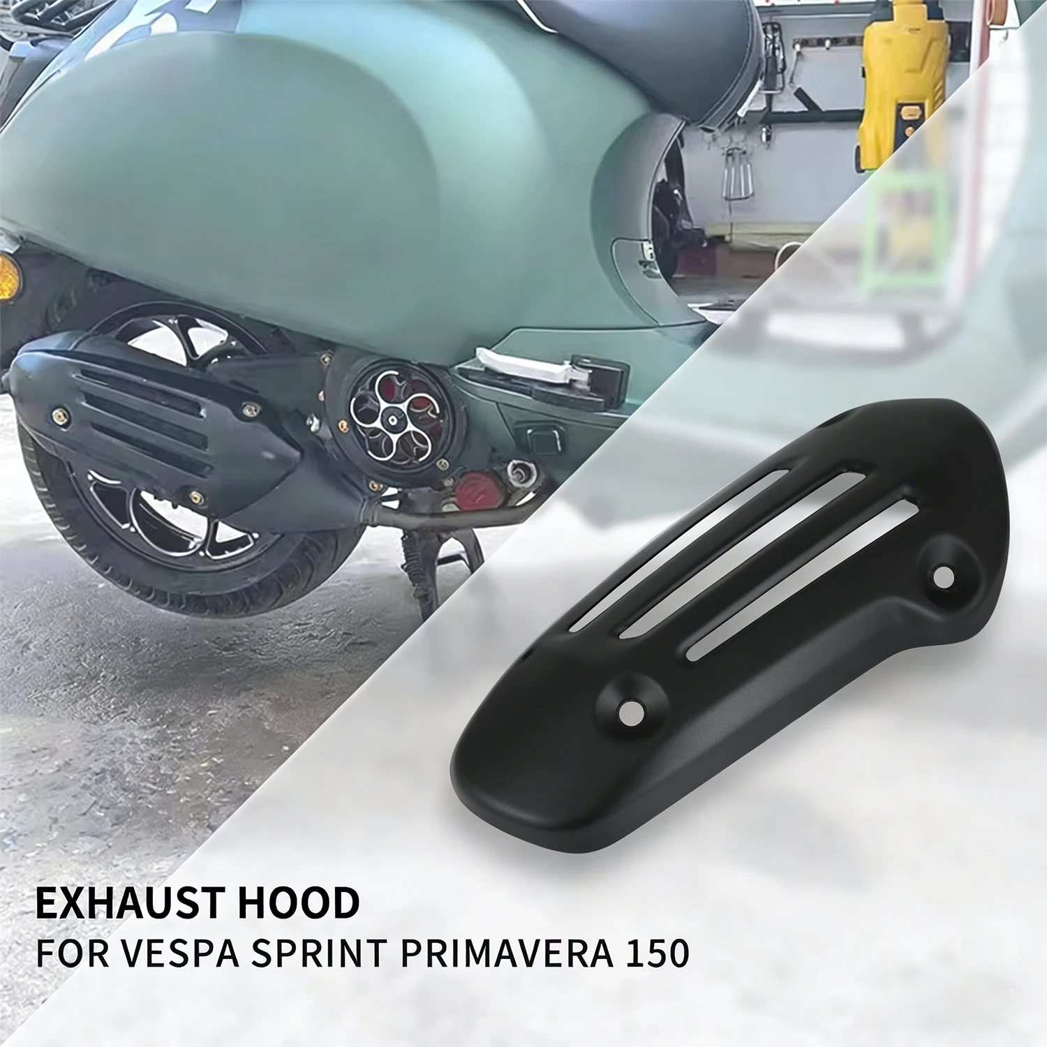 Exhaust Pipe Cover Protection Muffler Guard For Vespa Sprint 150 Primavera 125 150 Aluminum Alloy Motorcycle Accessories
