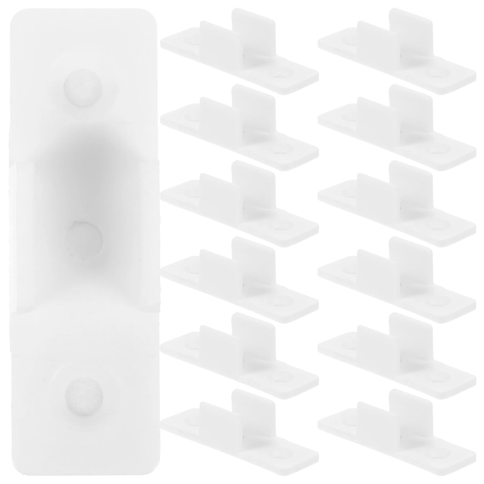 

20 Pcs Pen Holder Clamp for Pens Clip Accessories Self-adhesive Plastic Clips Student Small Holders Desk Supplies