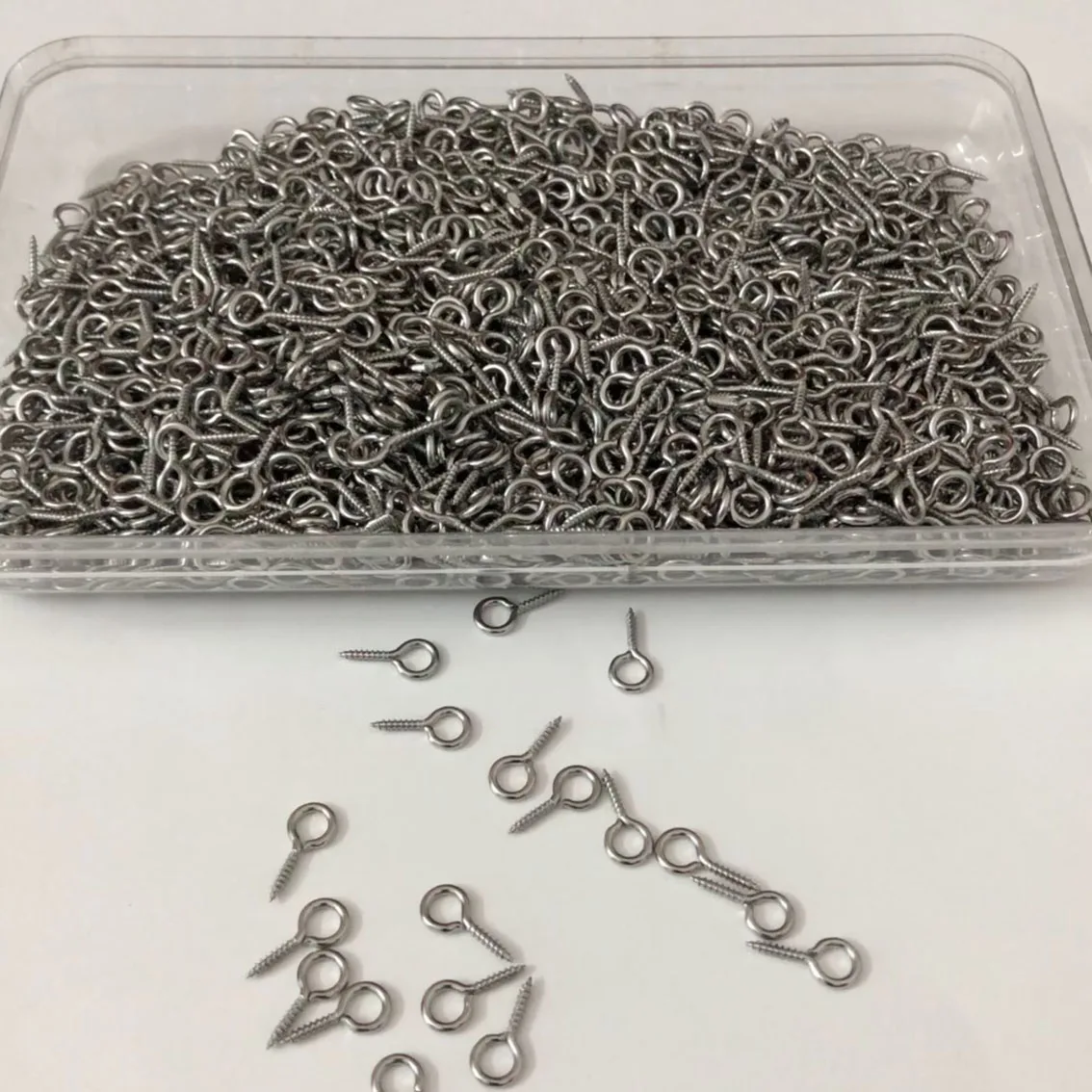 Mini Eye Pins Eyepins Hooks Eyelets Screw Threaded Metal Metal Jewelry Pendant Clasps DIY Jewelry Making Accessories