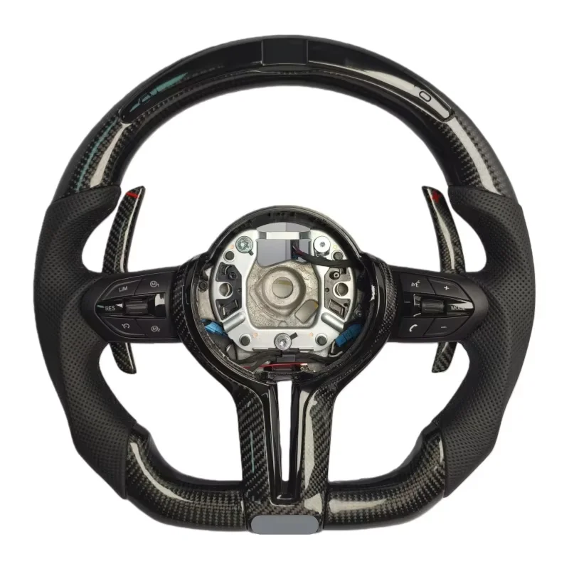 New Upgrade Carbon Fibre LED For BMW M Sport Competitive Steering Wheel For BMW E/F Series M3 M5 E46 F10 F30 F20 F12 F80 F82 F34