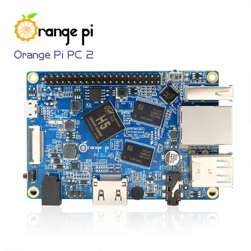 

Orange Pi PC2 H5 1 ГБ DDR3 четырехъядерный 64-разрядный компьютер с открытым исходным кодом, работает на Android 5,1, Ubuntu, Debian