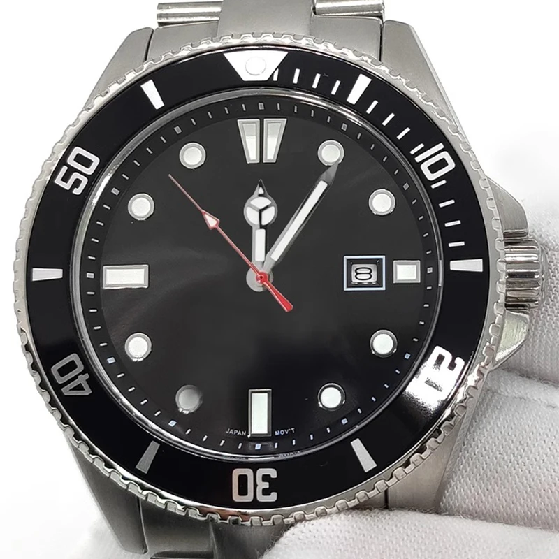 Für Casio Swordfish MDV106 Uhren Teil MDV-106 Uhrzeiger Grün Leuchtendes Silber 2115 Uhrwerk Zierstunde Minute Sekundenzeiger