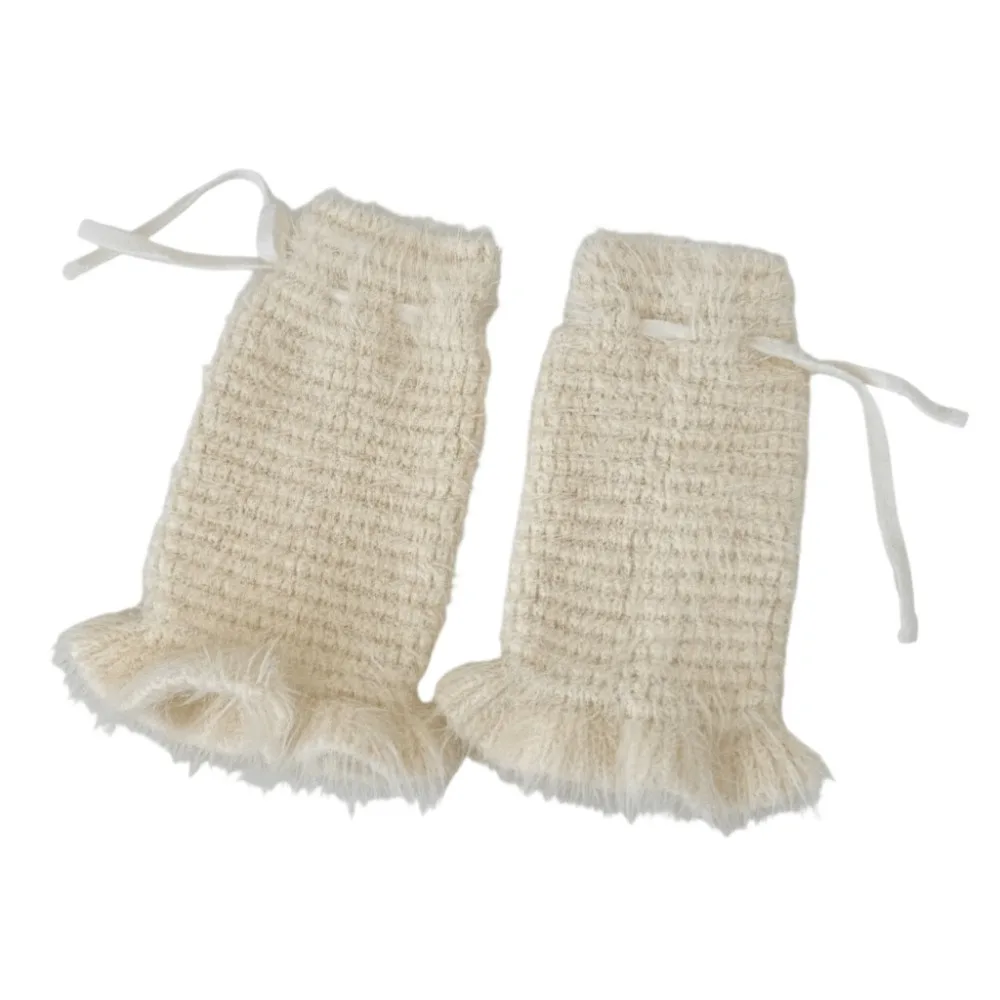 

Модные гетры Y2K на шнуровке, милые балетки, расклешенные женские плюшевые чулки, эластичные чулочно-носочные изделия, вязаные повязки, леггинсы, осень