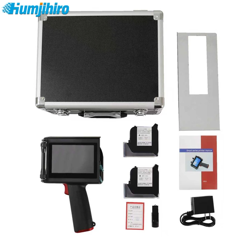 

Portable 50MM Handheld Inkjet Printer Thermal Inkjet Printer Variable QR Barcode Date Number Logo Expiry Date Mobile Print