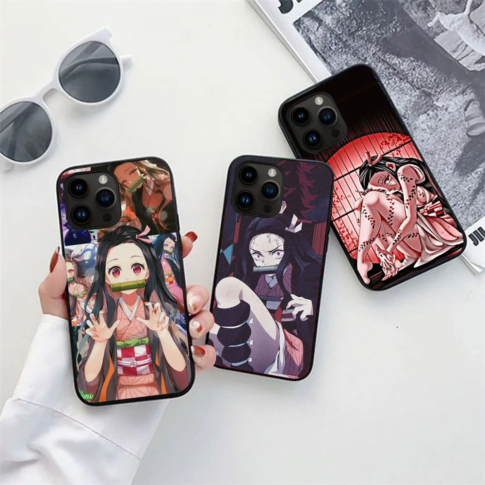 JS-87 Demon Slayer Nezuko miękkie etui dla OPPO Reno 2 2F 2Z 3 4 4F 4Z 5 8 8T Lite Pro