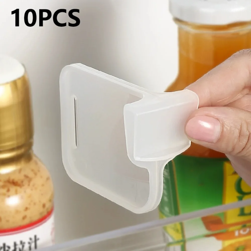 10Pcs New Separating Refrigerator Partition Board Multifunctional Transparent Storage Divider Plastic Durable Storage Splint