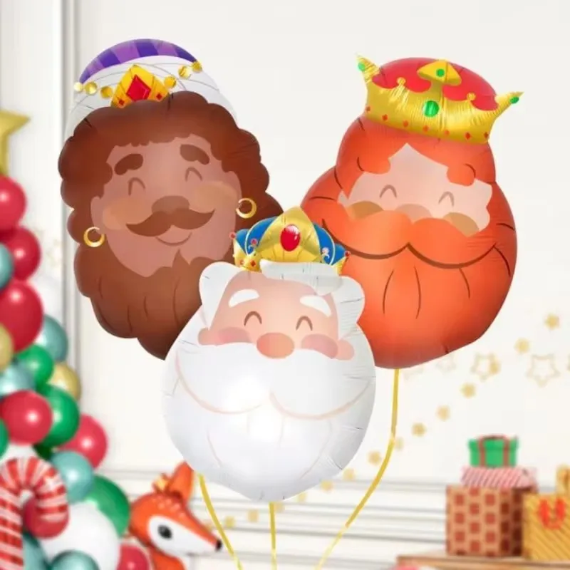 3 قطعة بالونات الملك هارد الكرتون الملك لعيد الميلاد حفلة عيد ميلاد الطفل دش الديكور الاطفال اللعب الهيليوم Globos