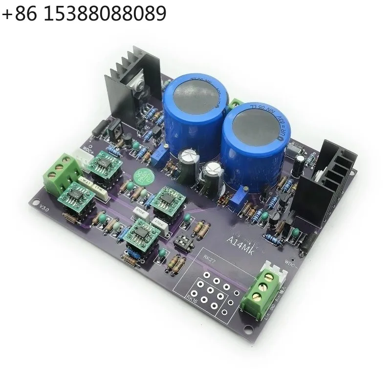 Music Fax A1 High-end Fever Front-end Board HiFi Preamplifier Board Ultra Linear Voltage Regulator Audio Front-end