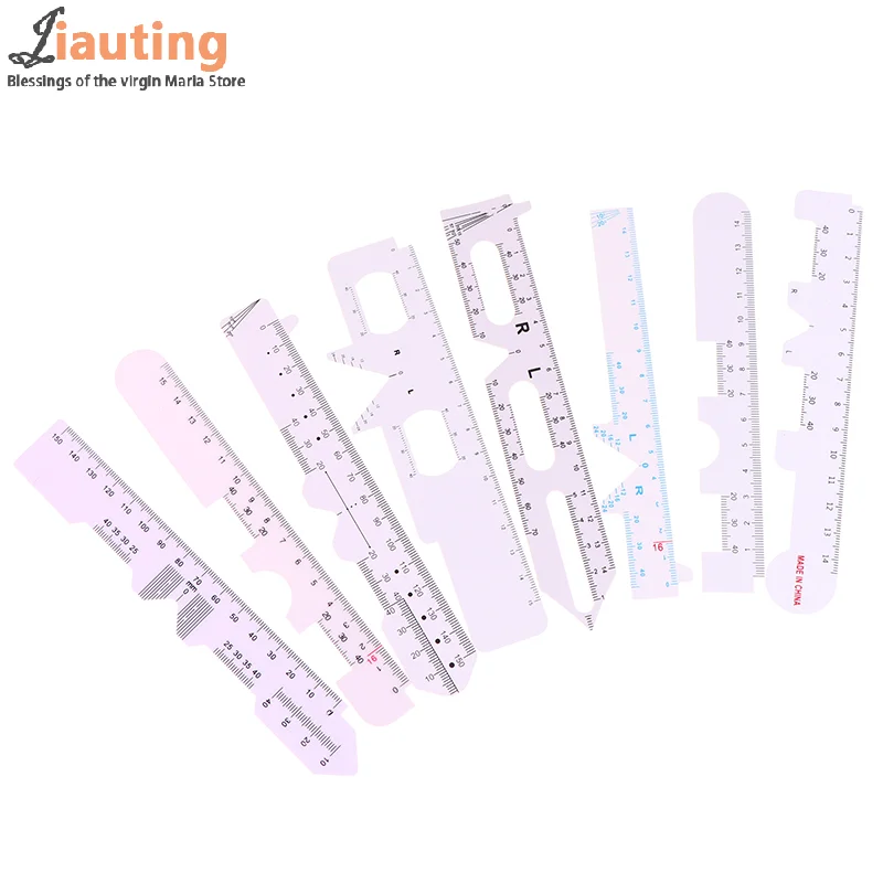 Measure Optical Vernier PD Ruler Pupil Distance Meter Eye Ophthalmic Tool Eye Occluder For Vision Test Eye Soft Straight Ruler