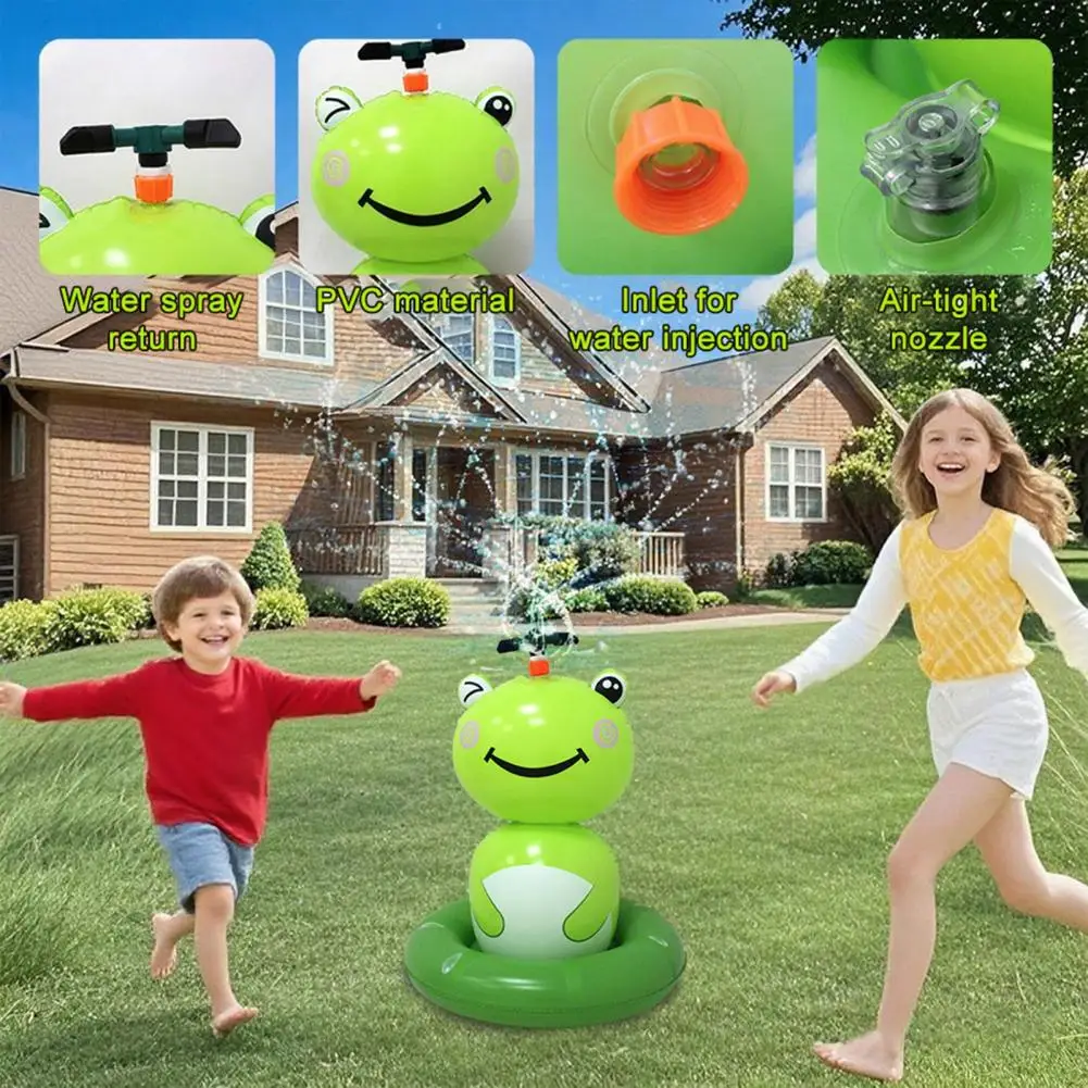 Wasser Sprinkler Kinder Aufblasbare Frosch Sprinkler Familie Sammeln Wasser Spiel Sommer Kinder Wasser Spielen Spielzeug Pool Party Sprinkler