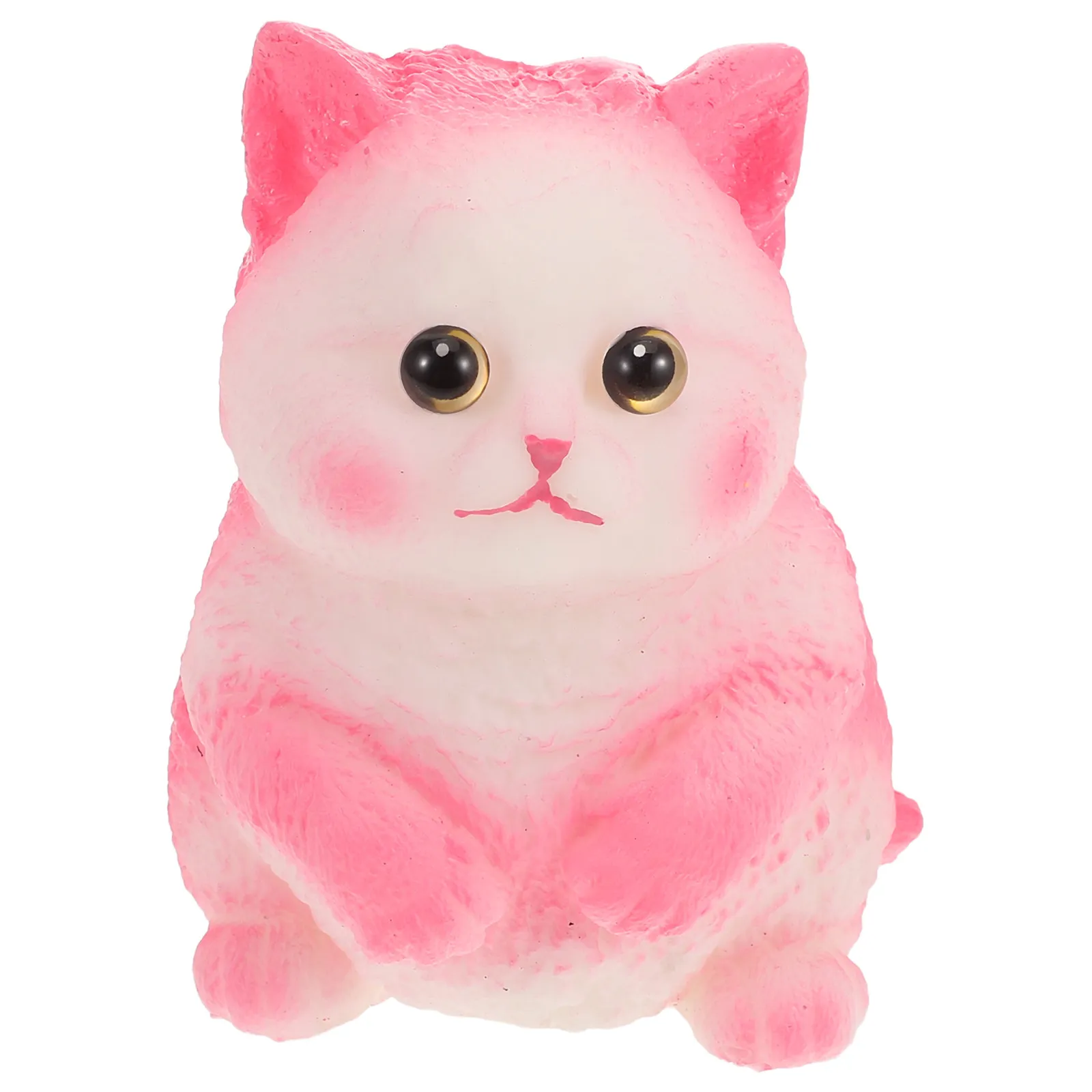 Realistic Cat Stress Relief Pinch Soft Simulation Squeeze Relaxation Fidget Sensory for Kids Adults Home Office Fun