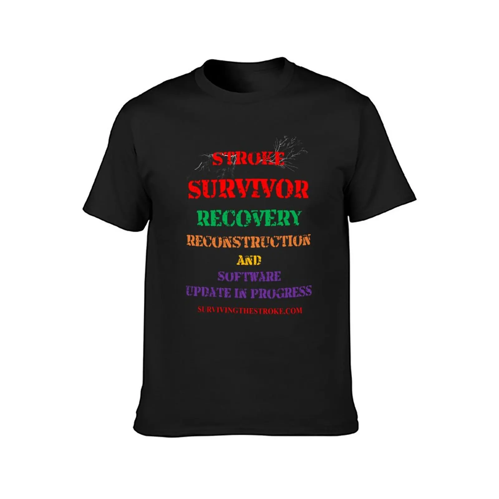 Stroke Survivor Software Update T-Shirt Aesthetic clothing new edition blanks mens clothes