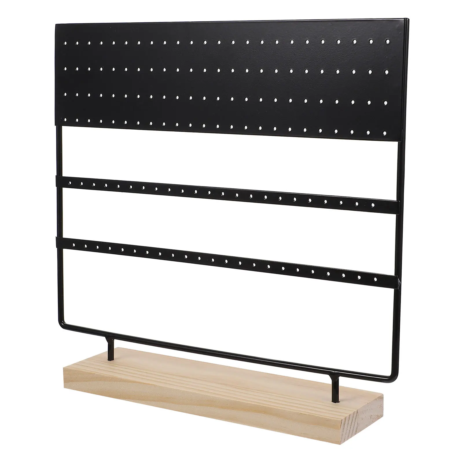 Creative Earring Rack Iron Anti Rust 3 Layers Jewelry Tower Earring Stand Rack Storage Organizer For Earrings Jewelry Display