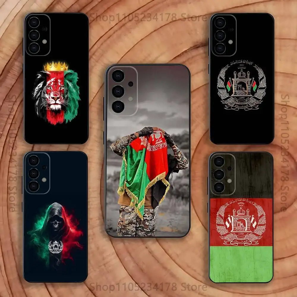 

A-Afghanistan Flag Phone Case For Samsung S25,S24,S21,S22,S23,S30,Ultra,S20,Plus,Fe,Lite,5G Black Cover