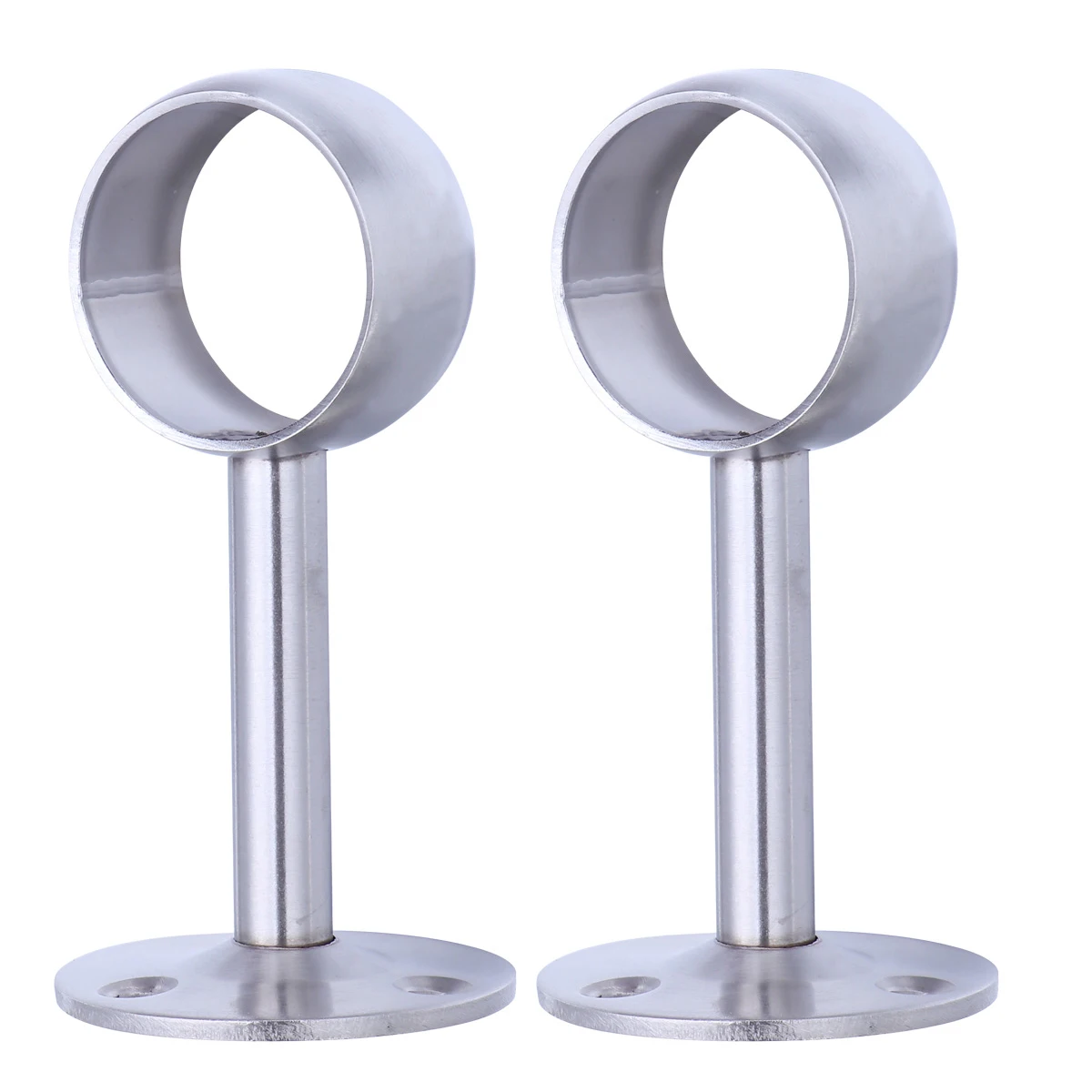 

2Pcs Ceiling Mount Bracket for Drapery Rod Stainless Steel Easy Install No Drill Required Perfect for Curtains and