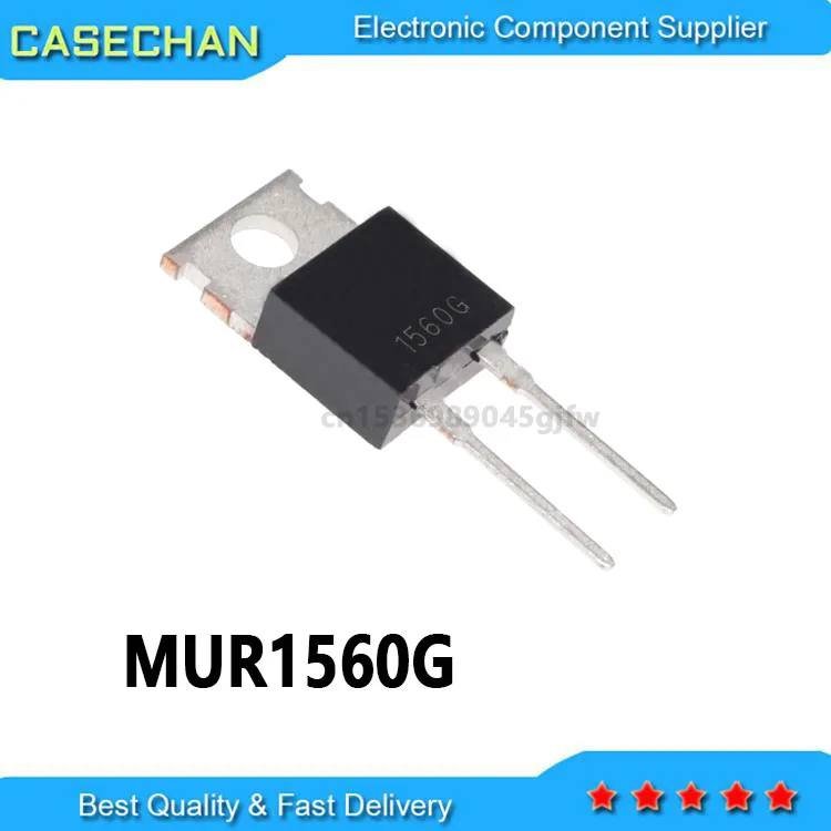 10PCS New and Original TO-220 MUR1560 U1560 TO-220 MUR1560G