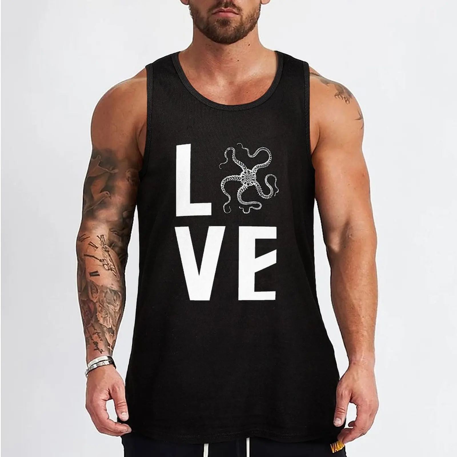 Fossil Lover, Brittle Star Lover Tank Top Men's clothes luxury style Gym man Men's summer t-shirt