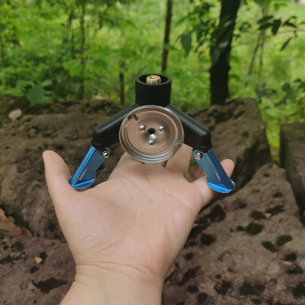 Furnace Head Converter Gas Refill Tool Camping Triangular Stove Propane Tank Adapter