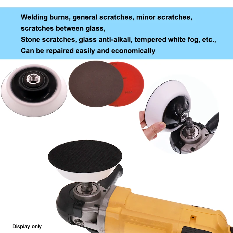 

5 Inch Red Sponge Sanding Discs 16PCS Set (180 to 3000 Grit) with Thickened Toothed Backing Pad for Polishing and Grinding