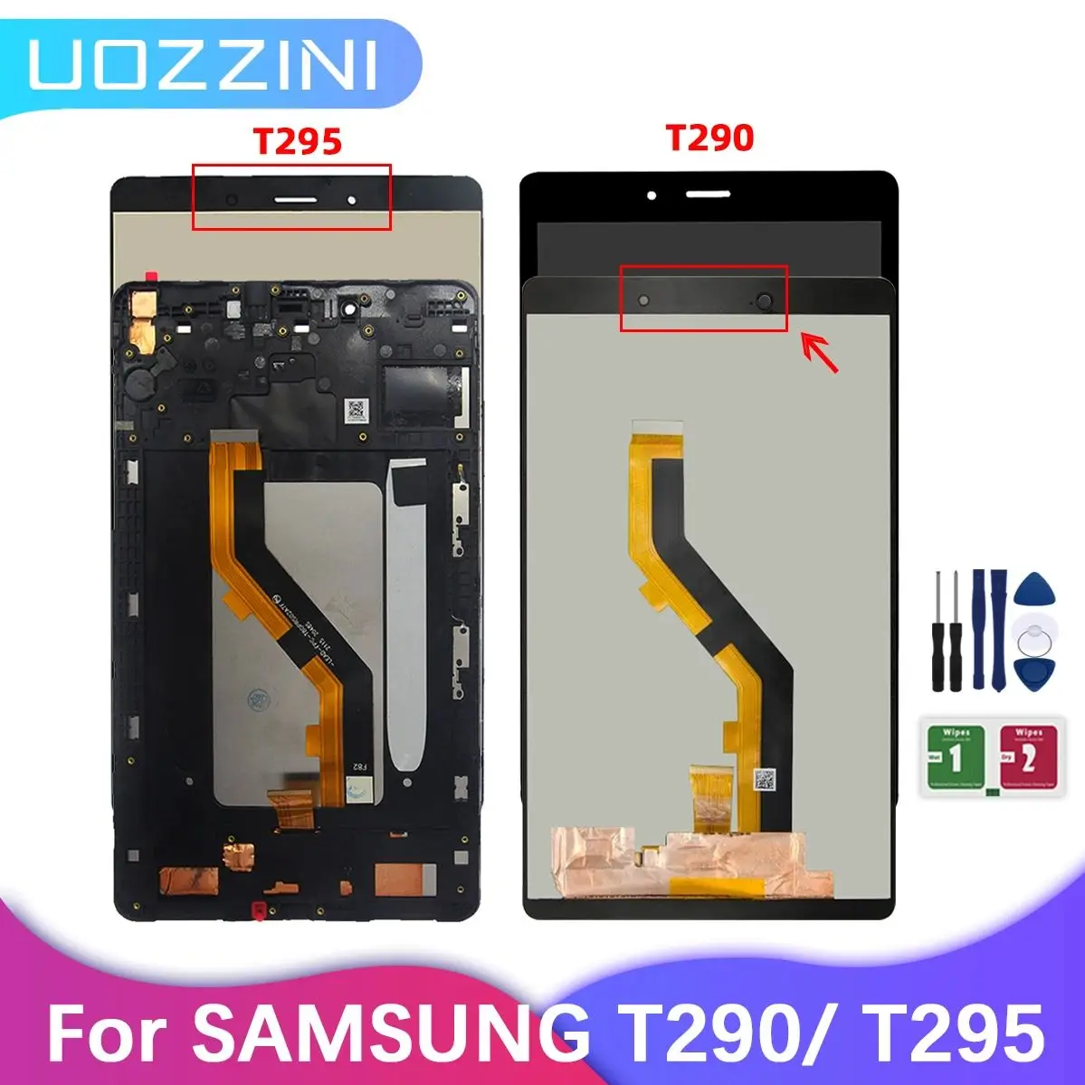 For Samsung Galaxy Tab A 2019 SM-T290 SM-T295 T290 T295 LCD 8.0 Display Touch Screen Digitizer Assembly Replacement 100% Tested