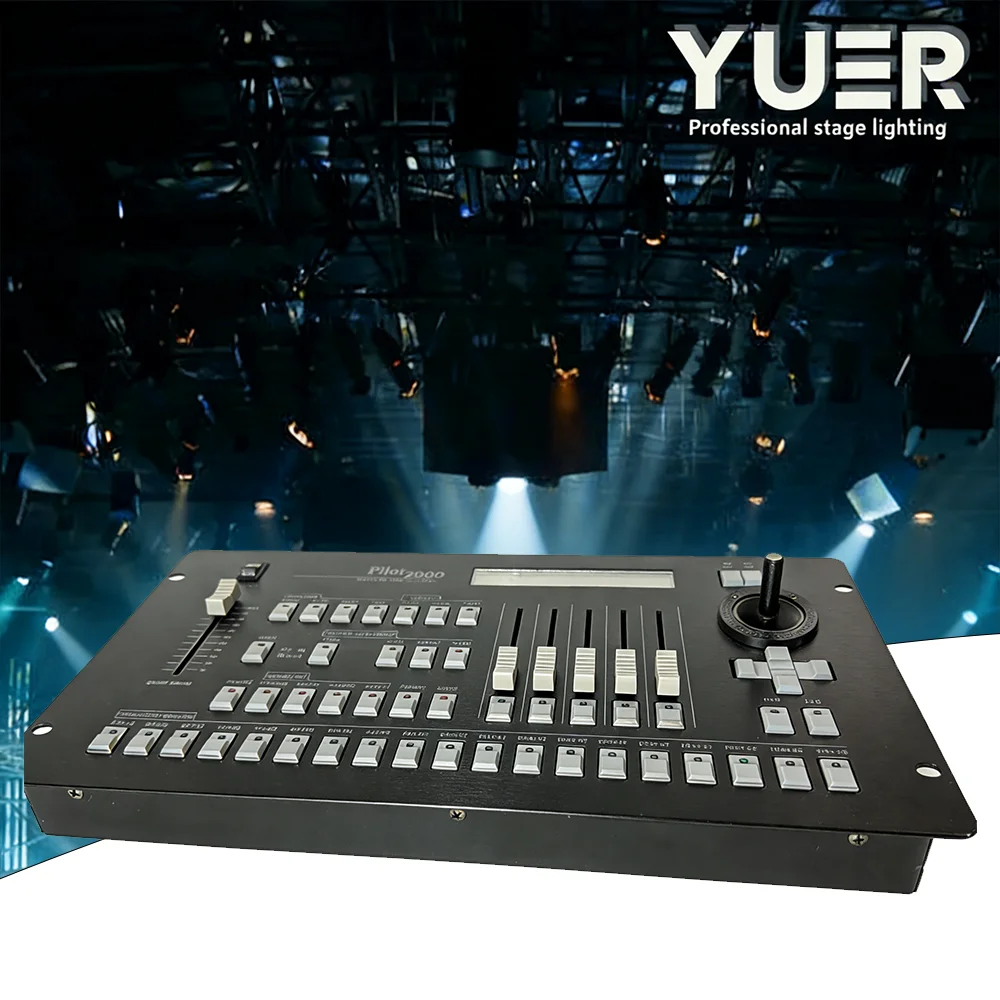 Pilot 2000 Light Controller DMX512 Console Channel Stage Light Effect Equipment for LED Moving Head Light