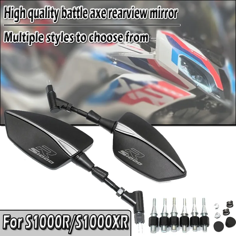 

8/10mm Universal Adjustabale Rearview Rear View Mirrors Side Mirror For S1000XR S1000R S 1000 XR R 2013-2024 2023