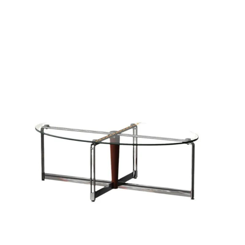 

style, glass coffee table, designer Bauhaus, minimalist living room stainless steel, side table tea table low table