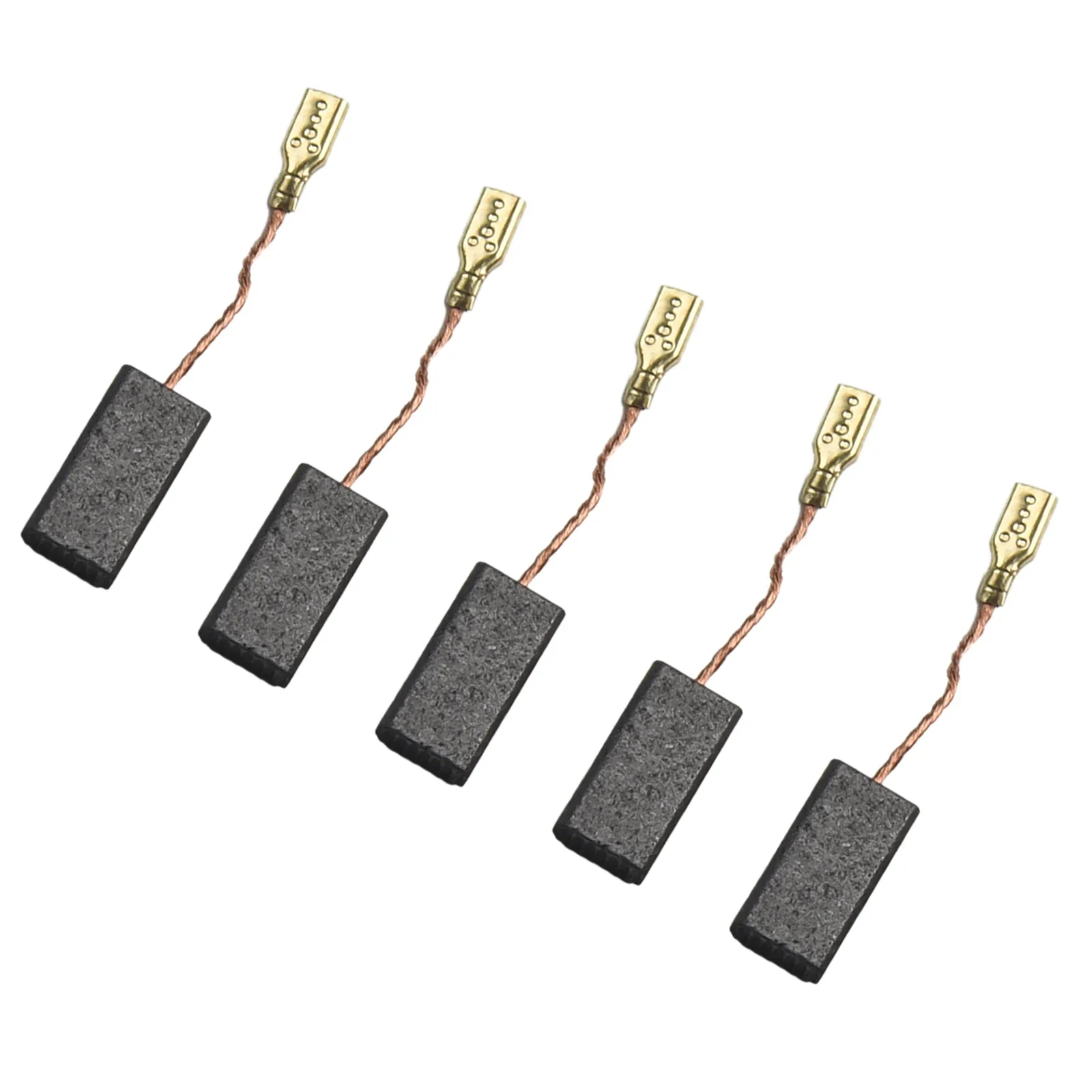 10PCS Carbon Brushes For Bosch Motor Angle Grinder 15mm X 8mm X 5mm Tool Length 45mm Carbon And Metal Power Tool Parts