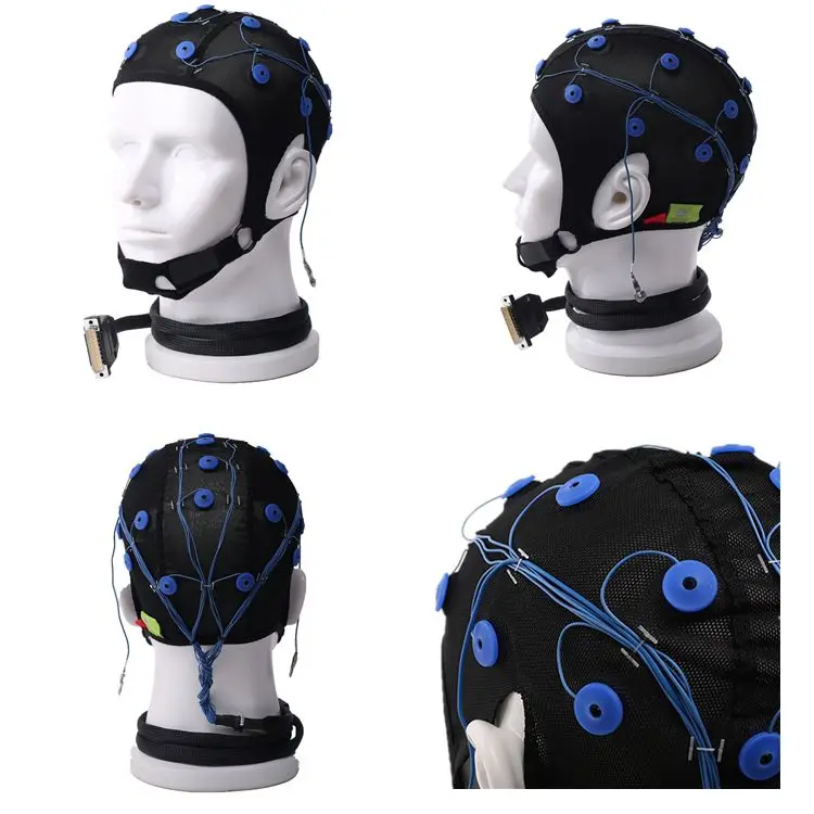 EEG Headcap for 24-channel EEG machine solution for clinical epilepsy video-EEG monitoring for Contec amplifier