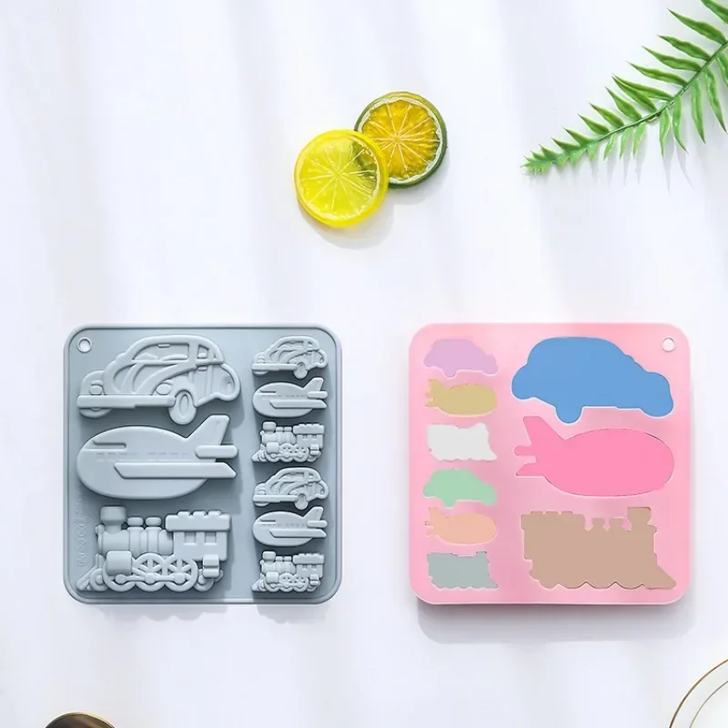 9 Even Different Sizes of Classic Cars, Airplanes, Trains, Silicone Molds, Epoxy Cake, Chocolate Molds Baking Accessories
