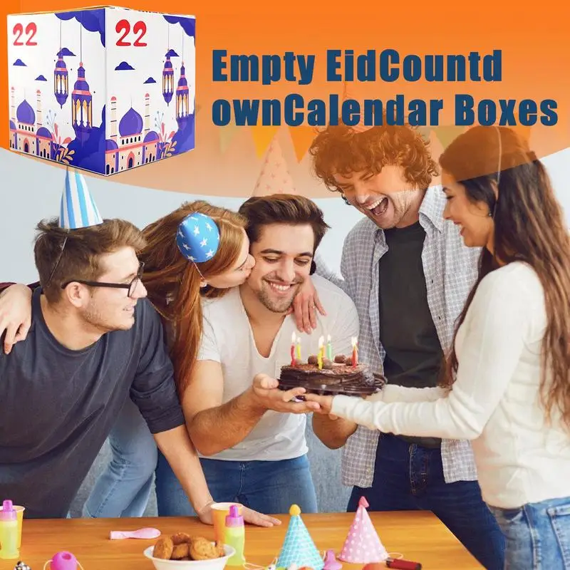 Ramadans Adventskalenders Dozen Eid Countdown Box 30-Dagen Ramadans Kalender Ramadans Kalender Blokset Eid Snoepdozen Voor