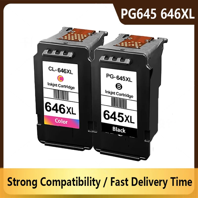 

Чернильный картридж 645XL 646XL PG645 CL646 XL, совместимый с принтером Canon PG-645 CL-646 PG 645 CL 646 Pixma MG2460 MG2560 MG2960