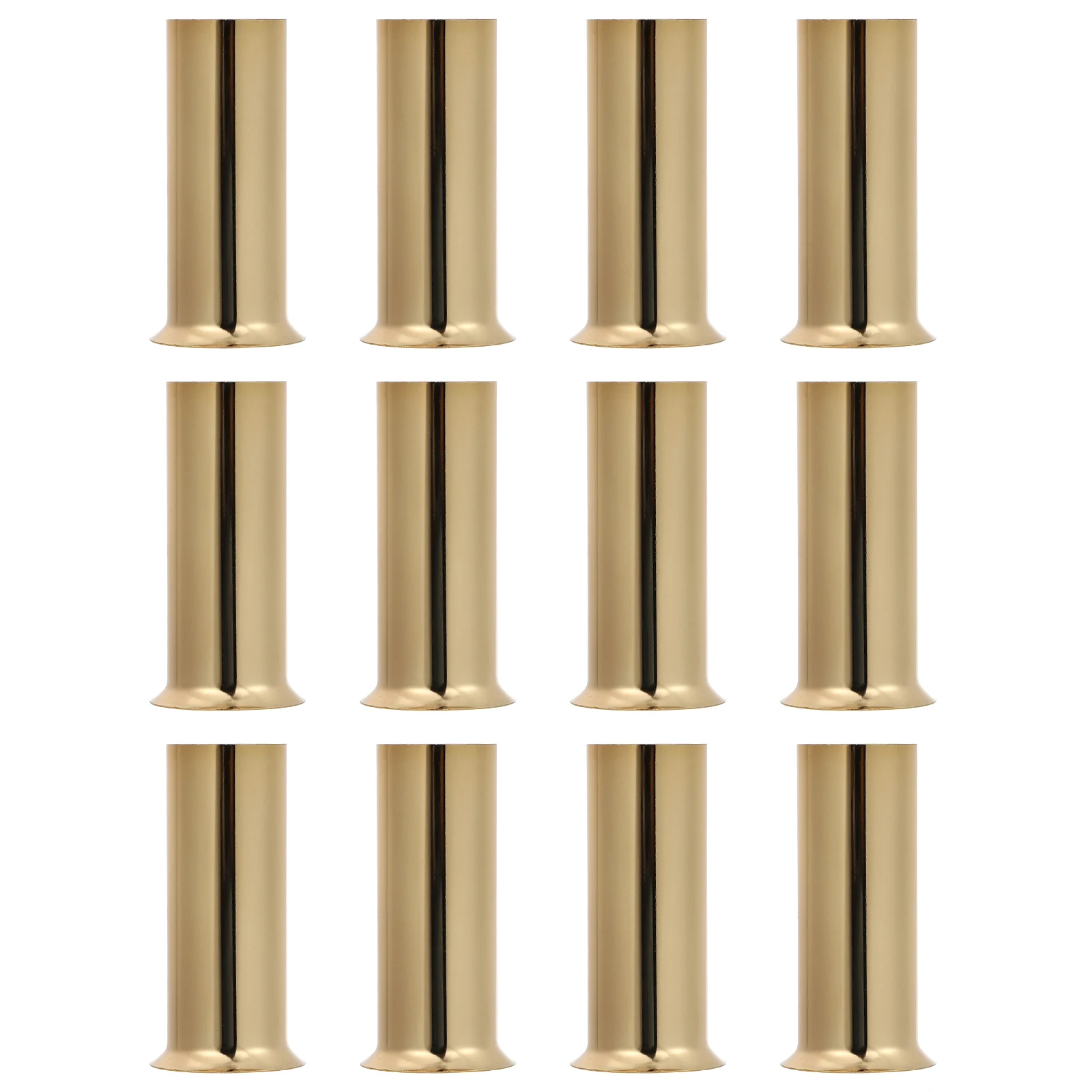 12pcs Light Base Lighting Parts Sleeves Crystal Parts C Lamp Holder Door Iron Retro Accessories Lighting Decor