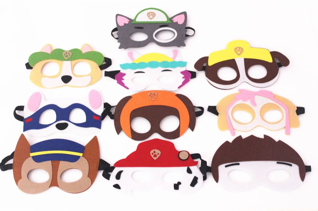 Paw Patrol Birthday Party Masks Toy Gifts Puppy Patrol Kids Costume Masks Patrulla Canina Figure Mask Boys Cosplay Party view 2