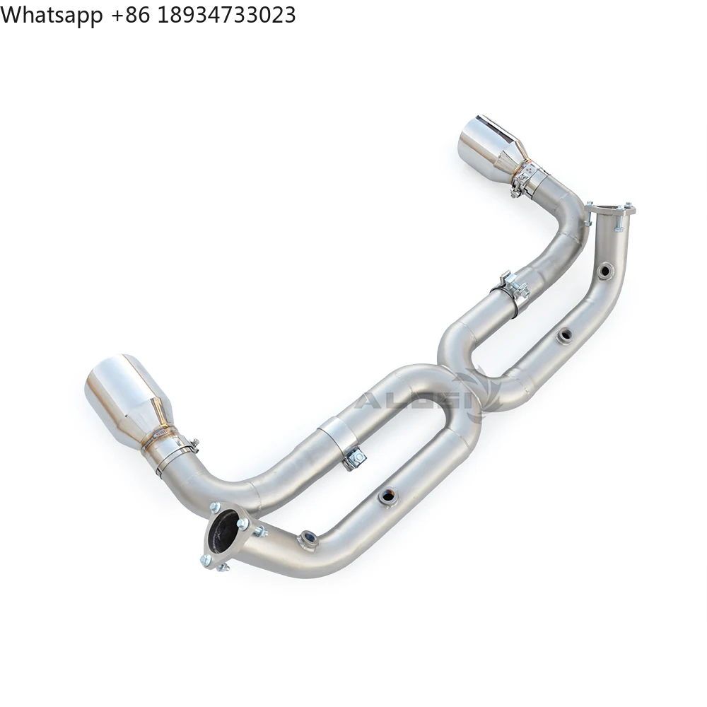 

Выхлопная система Catback из нержавеющей стали для Porsche 996 3.4 3.6 1997-2004: Спортивная выхлопная труба для повышения производительности, автозапчасти