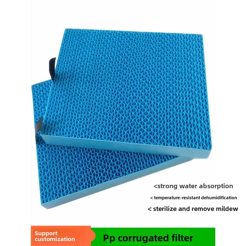 

Paper Based Photocatalytic Filter High Quality Blue PP Corrugated Activated Carbon Air Conditioner Filter Custom